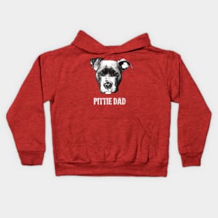 American Pit Bull Terrier Dad Kids Hoodie